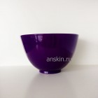 Чаша для размешивания маски фиолетовая / Anskin Rubber Ball Middle Purple 500cc